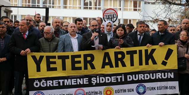 Eğitim sendikaları, okul müdür yardımcısına bıçaklı saldırıyı kınadı