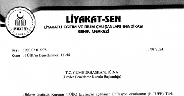 TÜİK’İ DEVLET DENETLEME KURULU’NA ŞİKÂYET ETTİK