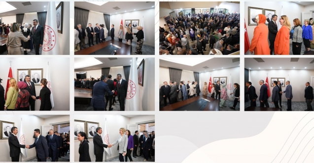 BAKAN YUSUF TEKİN, BAKANLIK PERSONELİYLE BAYRAMLAŞTI