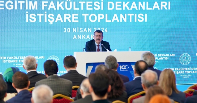 BAKAN TEKİN, EĞİTİM FAKÜLTESİ DEKANLARIYLA İSTİŞARE TOPLANTISINDA BİR ARAYA GELDİ
